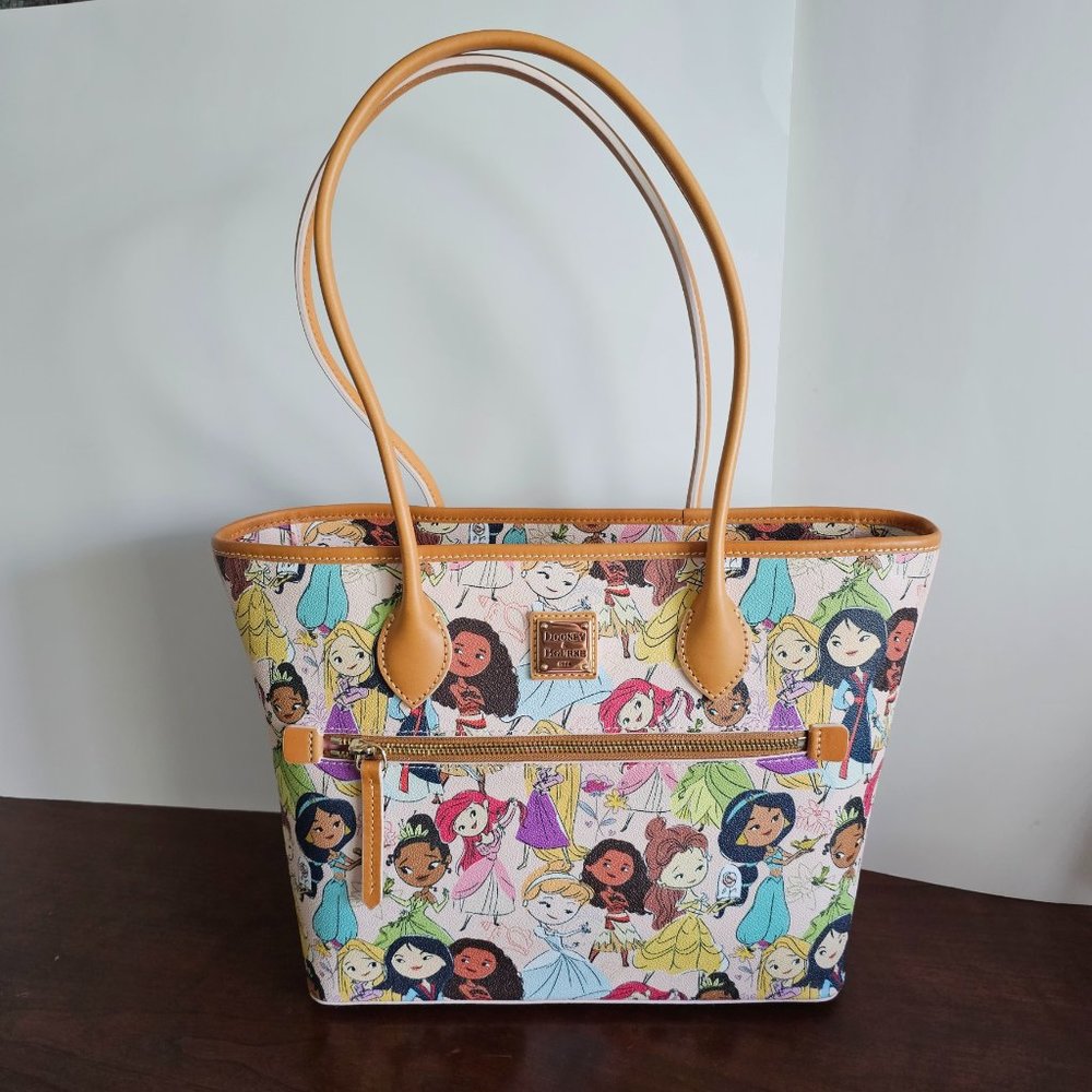 Dooney & Bourke Disney Parks Princess Animators Tote Bag NWT